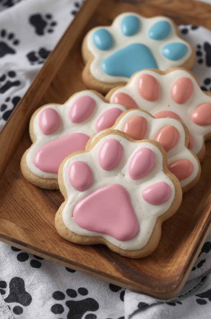 Pup-Approved Paw Print Cookies