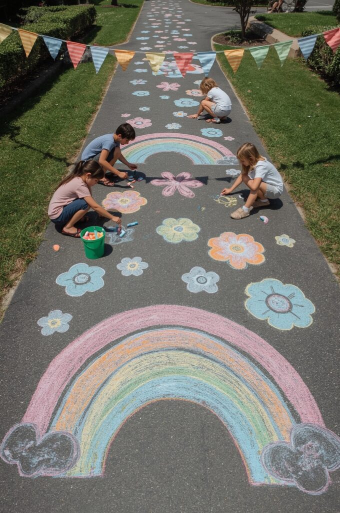 Chalk Art Party