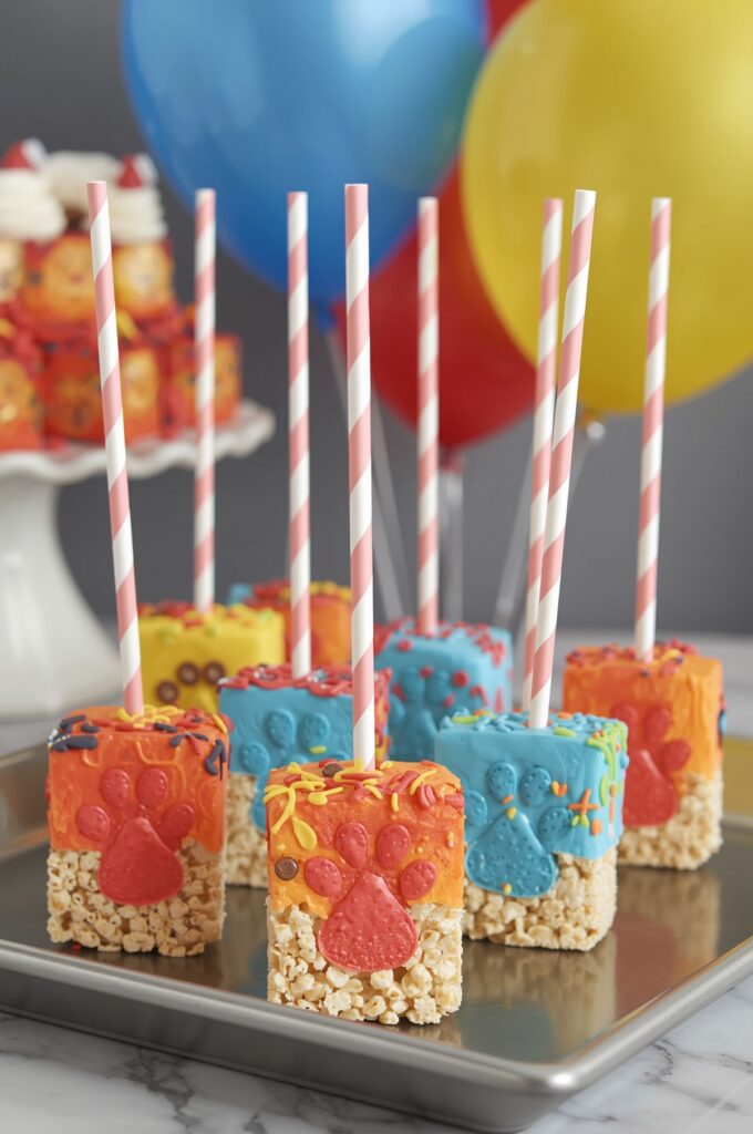 Paw Patrol Rice Krispie Treats
