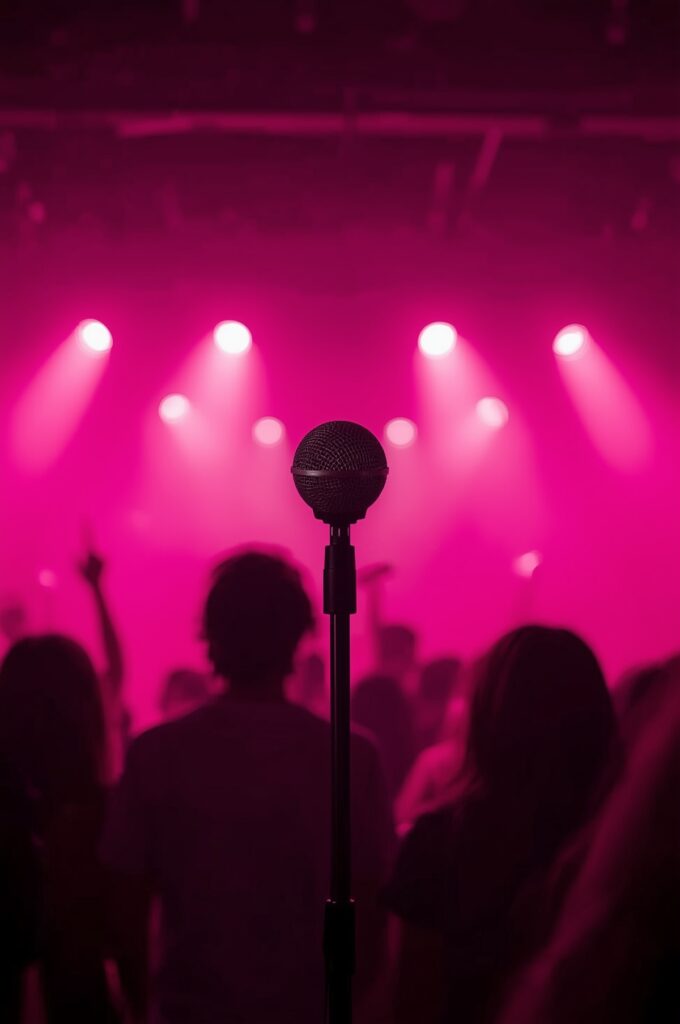 Pink-Themed Karaoke Night