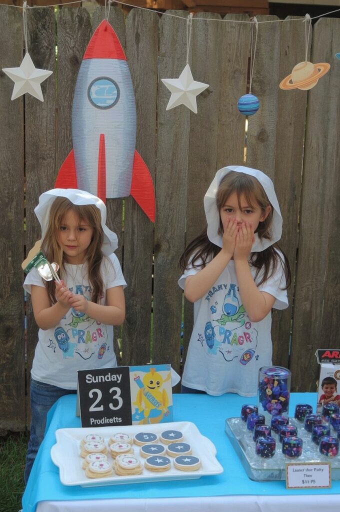 Space Rocket Launch Party