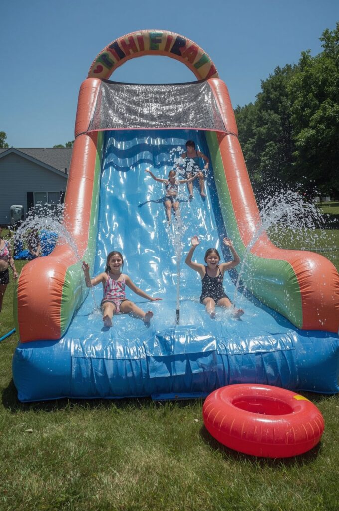 Inflatable Water Slide Fun