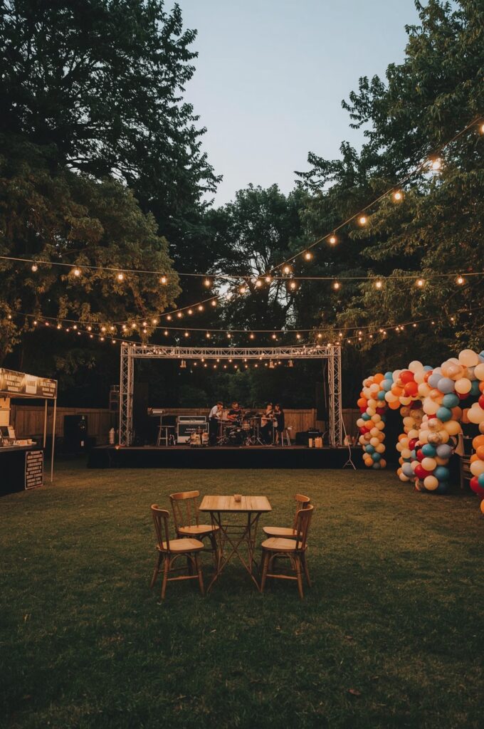 Outdoor Festival-Style Bash