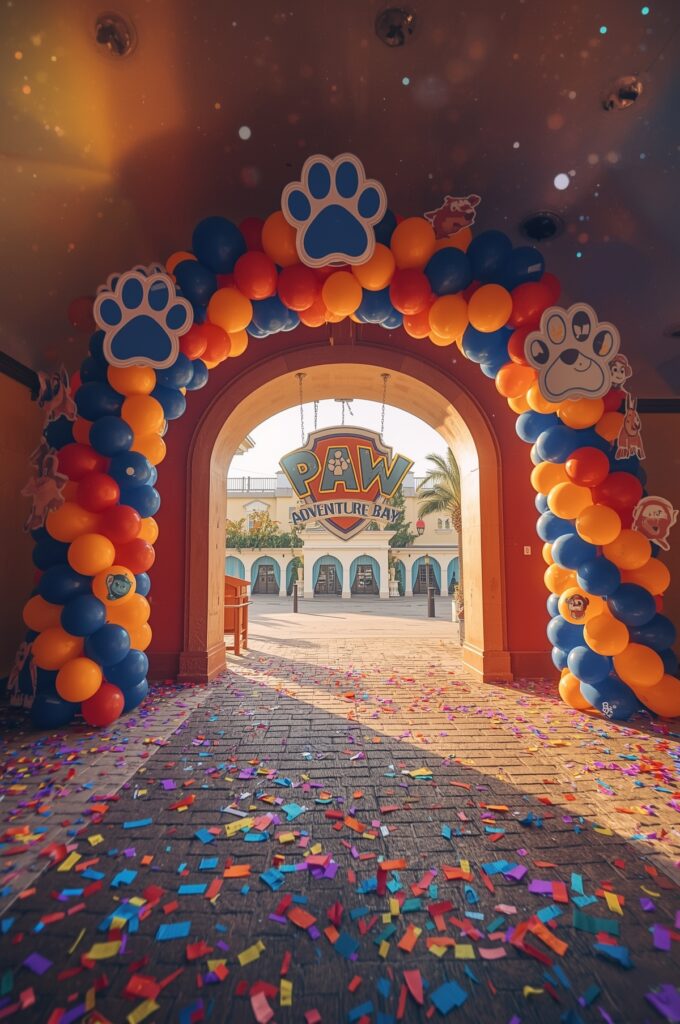 Adventure Bay Entrance Balloon Arch