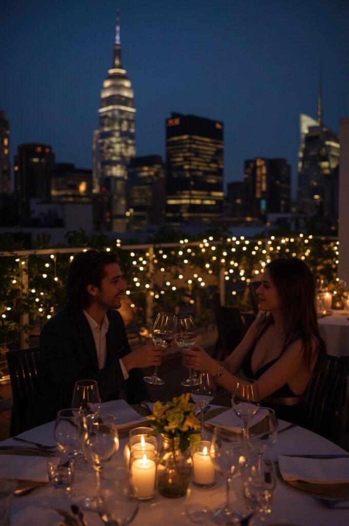 Candlelit Rooftop Dinner