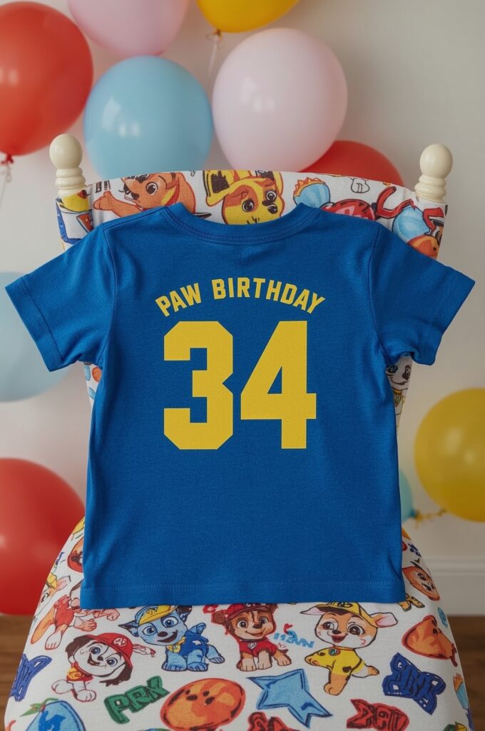Paw Patrol T-Shirt for the Birthday Star