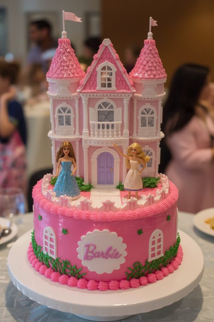 Barbie Dreamhouse Cake