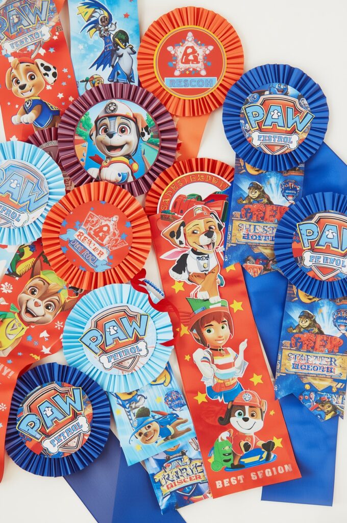 Personalized Party Ribbons and Badges