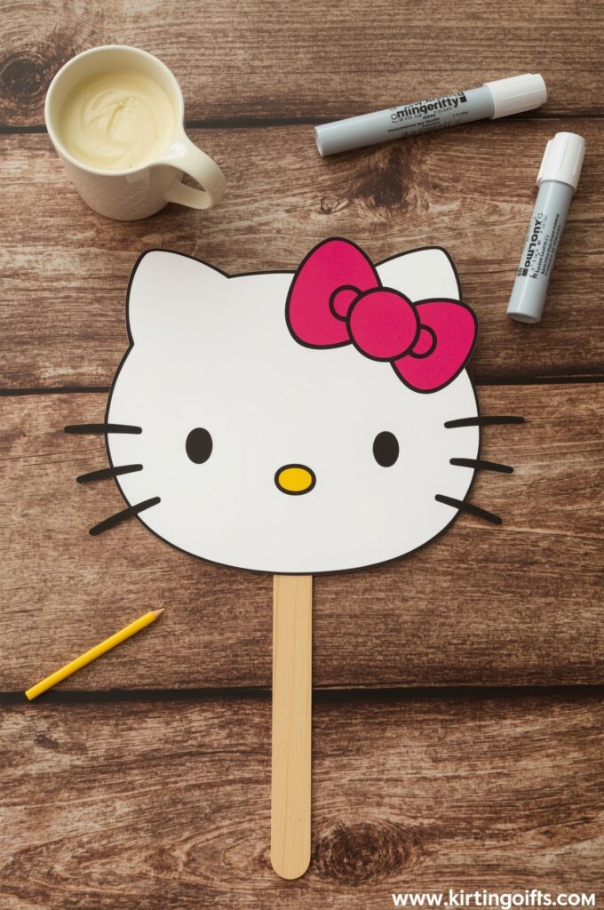 Kitty Face Cake Topper Craft