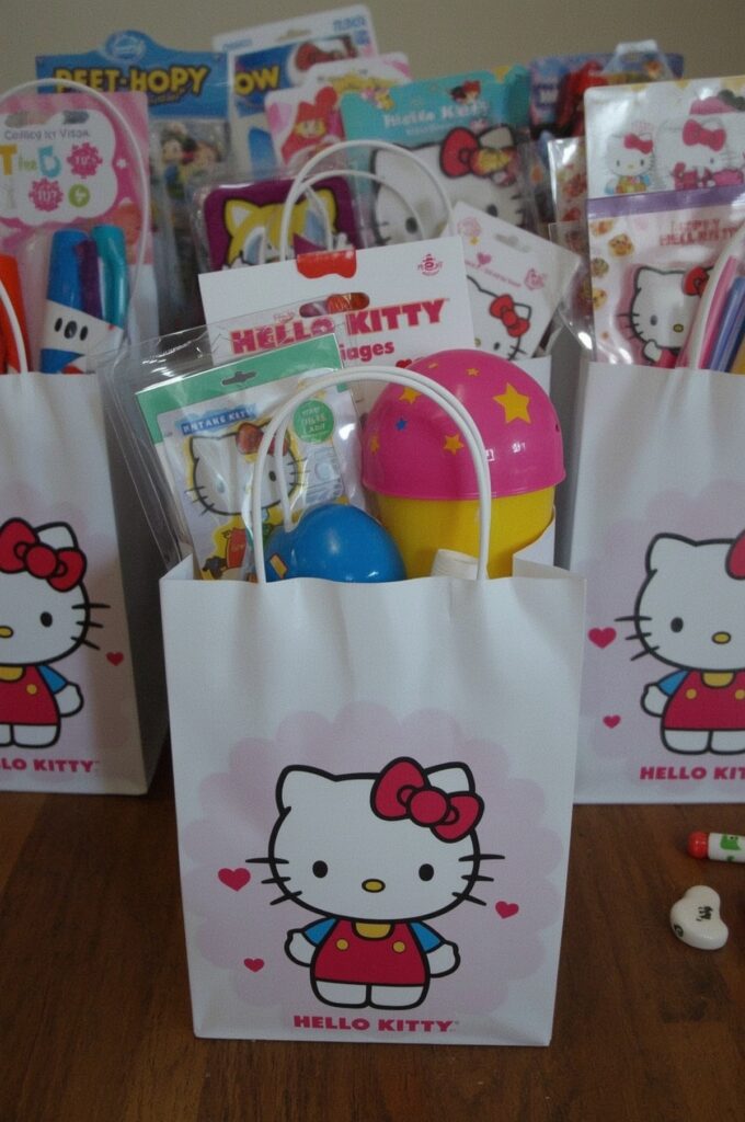 Character Goodie Bags with Toys and Stickers
