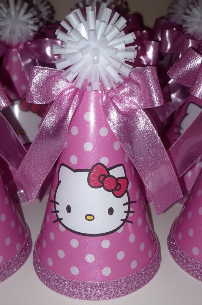 Personalized Hello Kitty Party Hats