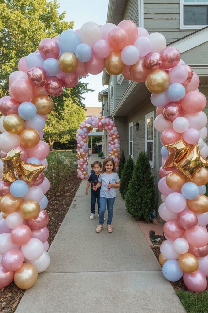 Balloon Garland Pathway