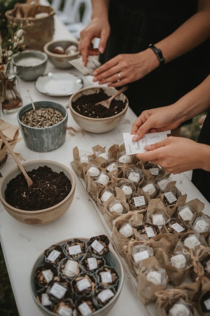 DIY Seed Bomb Party Favors