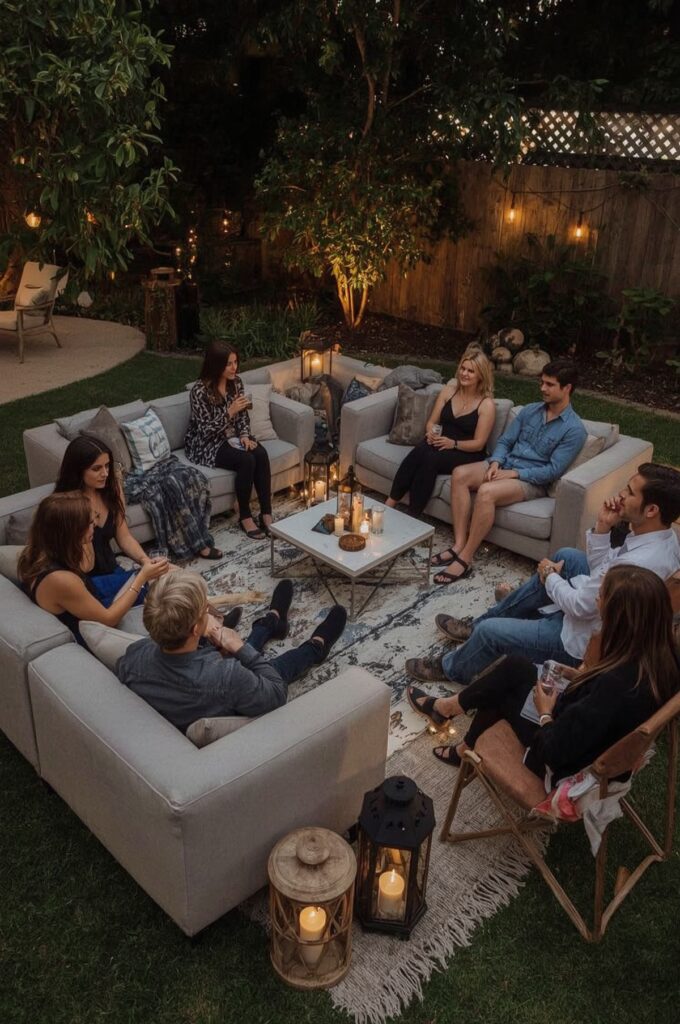 Outdoor Lounge Seating Area