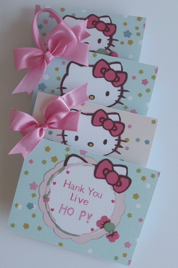 Character-Themed Thank You Cards