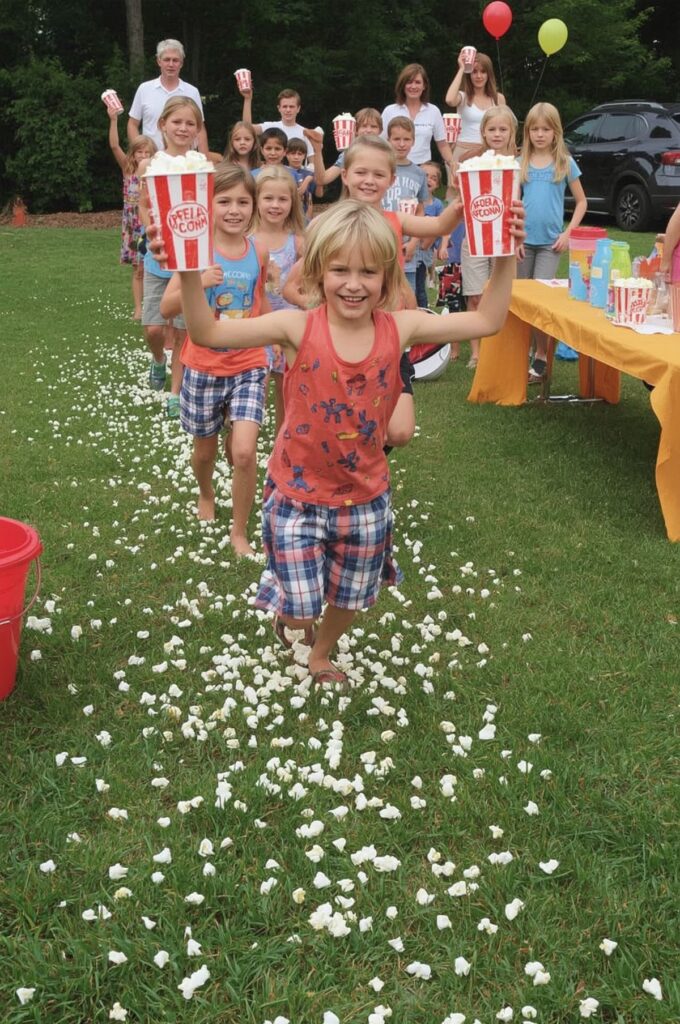 Popcorn Relay Game