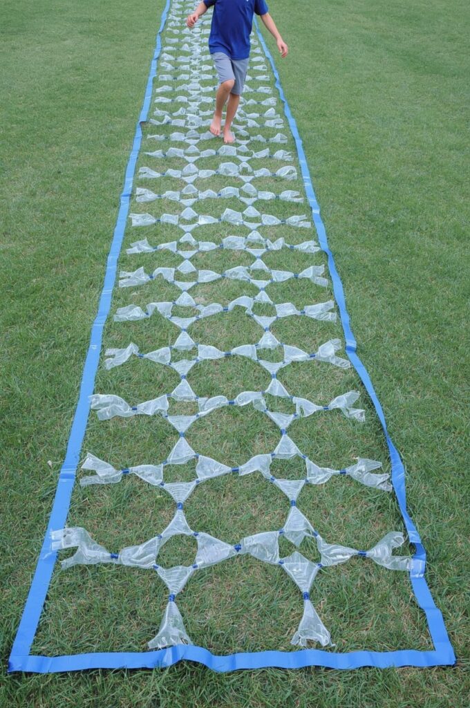 Bubble Wrap Hopscotch