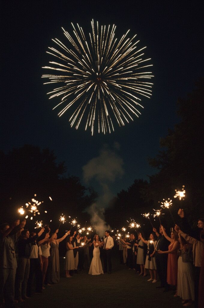 Fireworks or Sparkler Send-Off