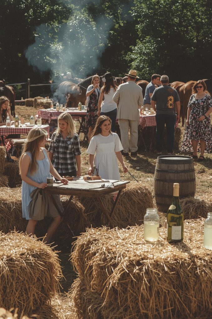 Rustic Farmyard Gathering