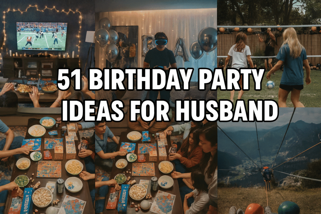 Birthday Party Ideas For Husband