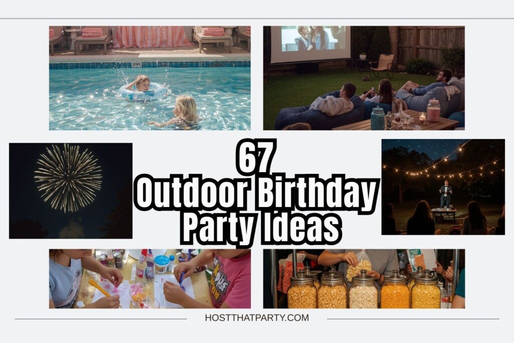 Outdoor Birthday Party Ideas