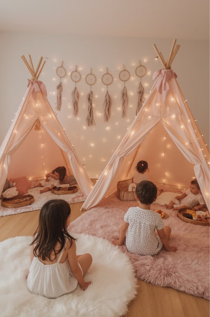 Boho Teepee Sleepover