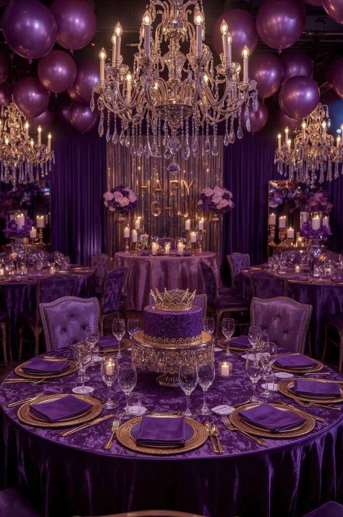 Royal Purple Glam Party