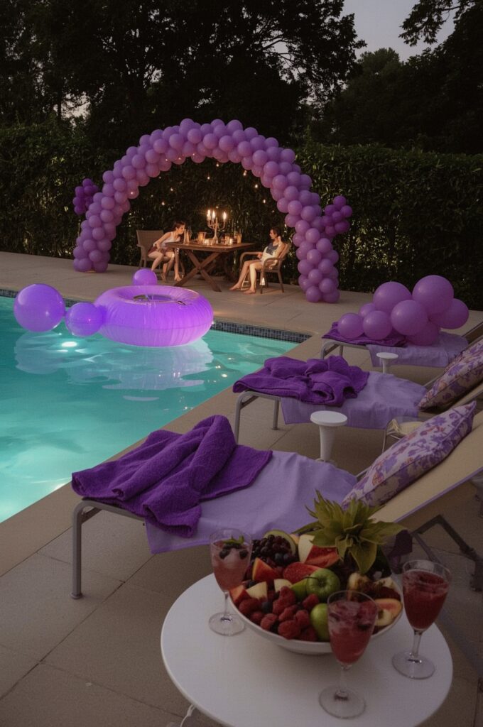 Purple Poolside Bash