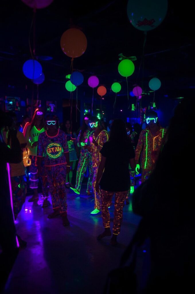 Glow-in-the-Dark Pajama Party