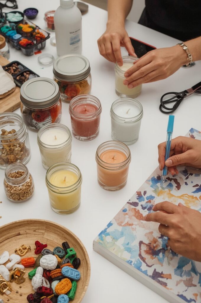DIY Craft Corner (candles, jewelry, or tie-dye)