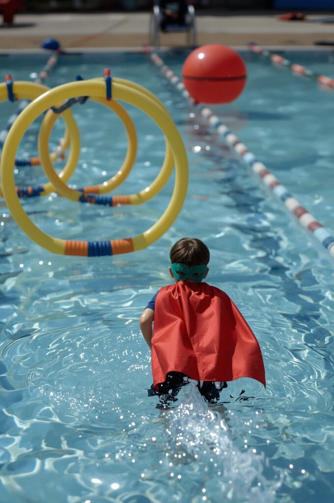 Superhero Pool Adventure