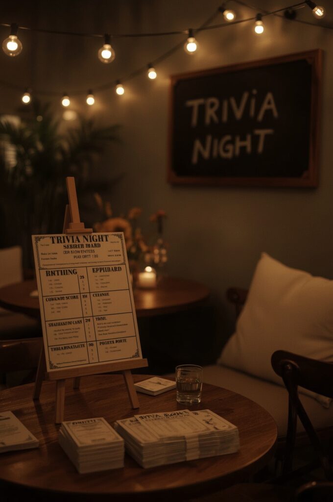 Trivia Night Focused on the Birthday Star