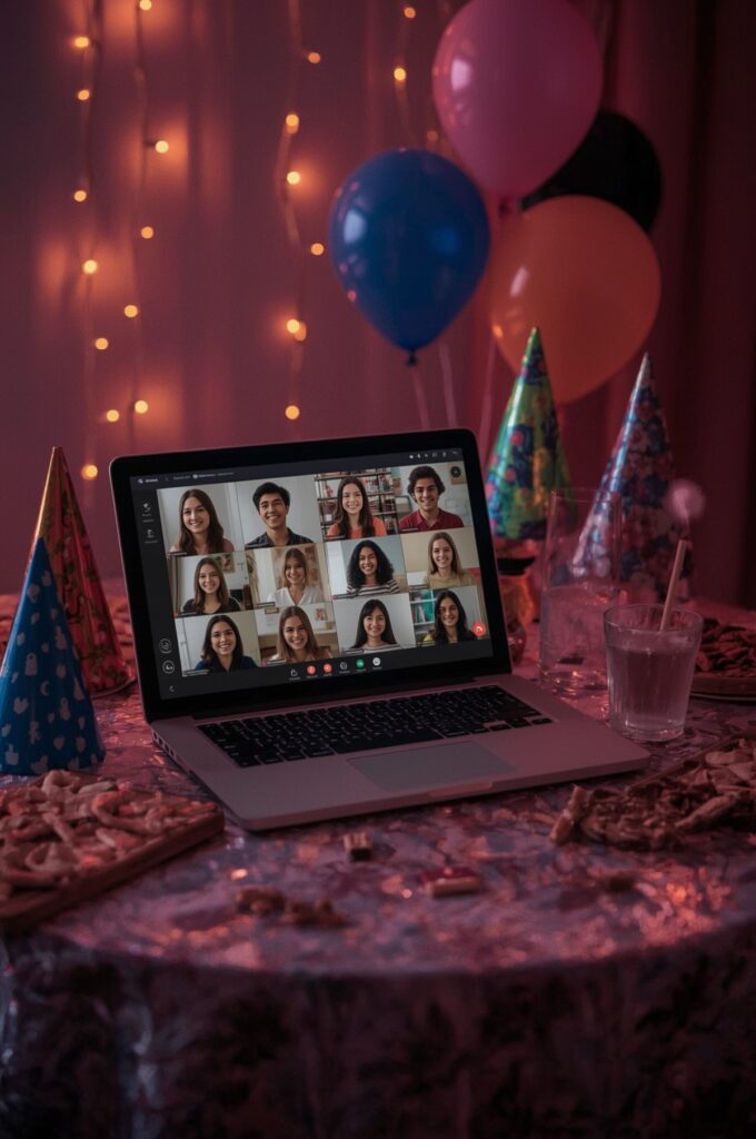 Virtual Party Games with Remote Friends