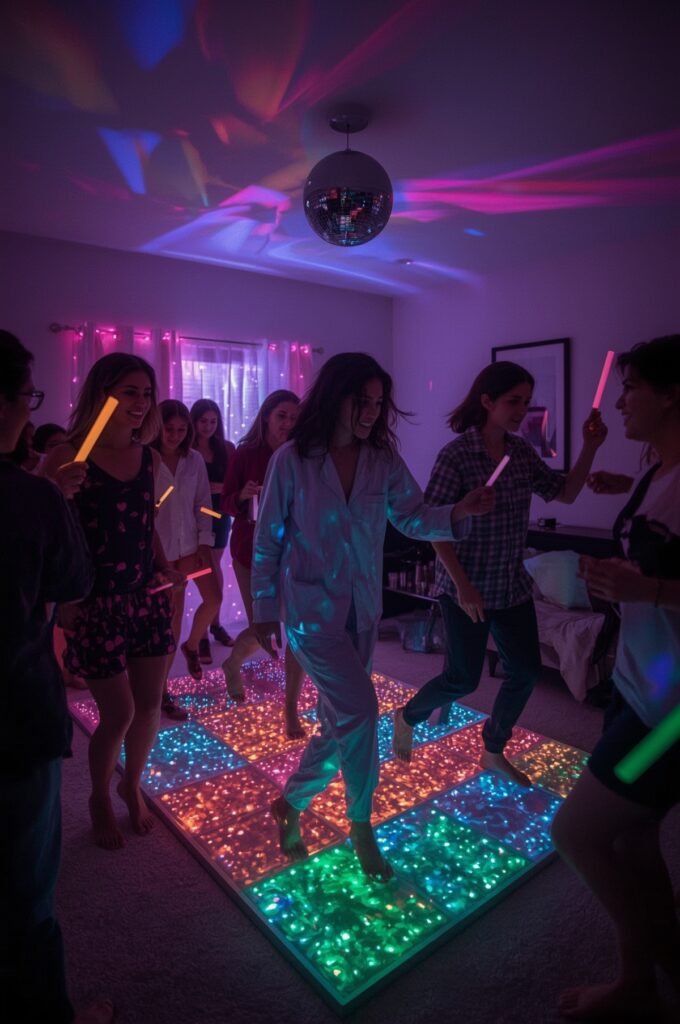 Dance-Off Pajama Party
