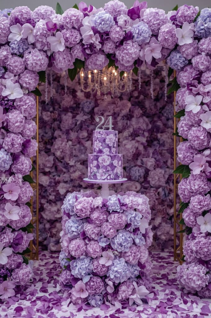 Purple Floral Wonderland