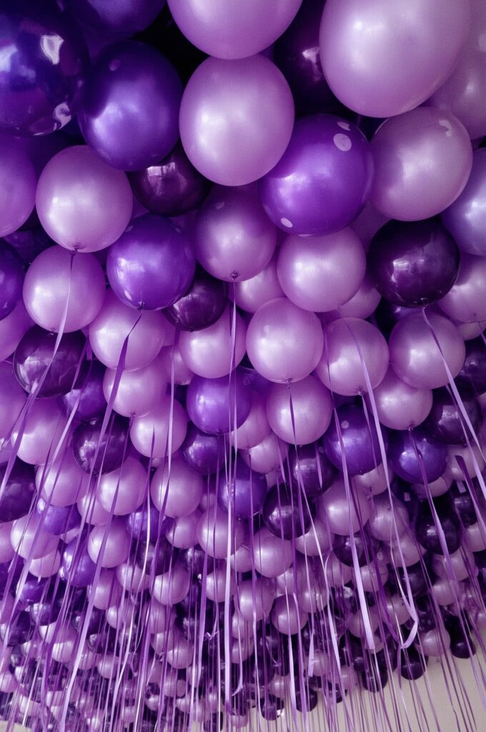 Purple Balloon Ceiling Effect