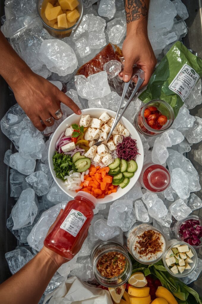 Poke Bowl Pool Buffet
