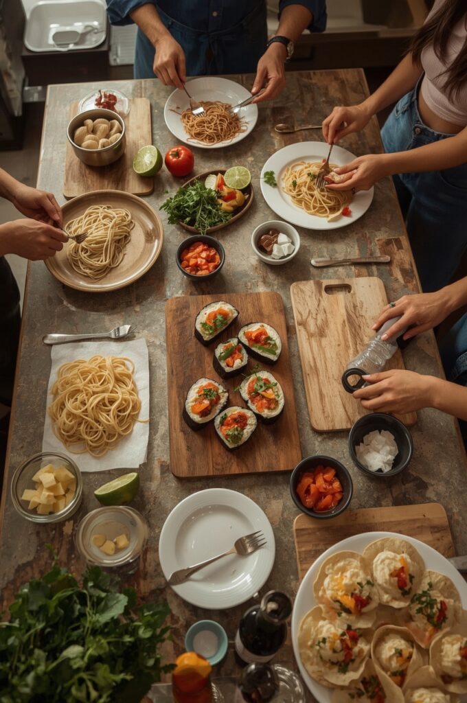 Cooking Party with a Chosen Cuisine (Italian, Mexican, etc.)