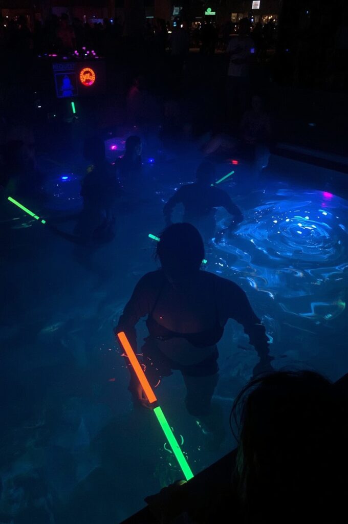 Glow Stick Pool Rave