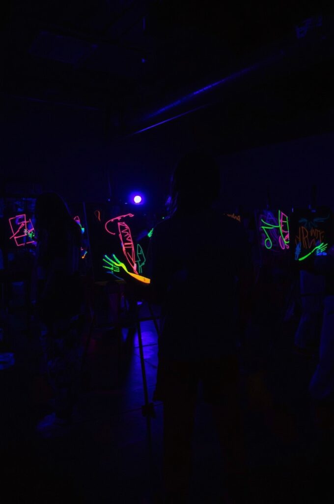 Glow-in-the-Dark Painting Night