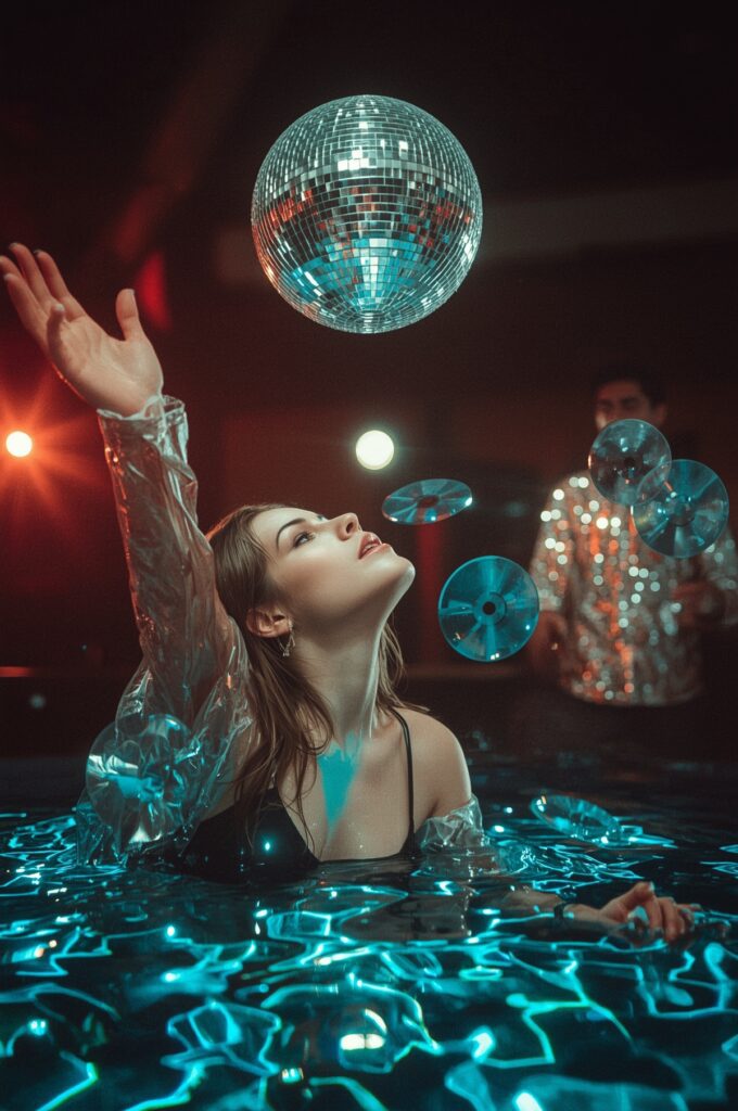Retro Disco Pool Dance