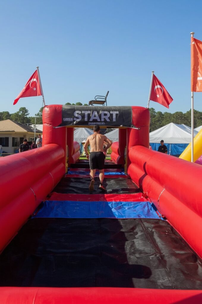 Giant Inflatable Obstacle Course