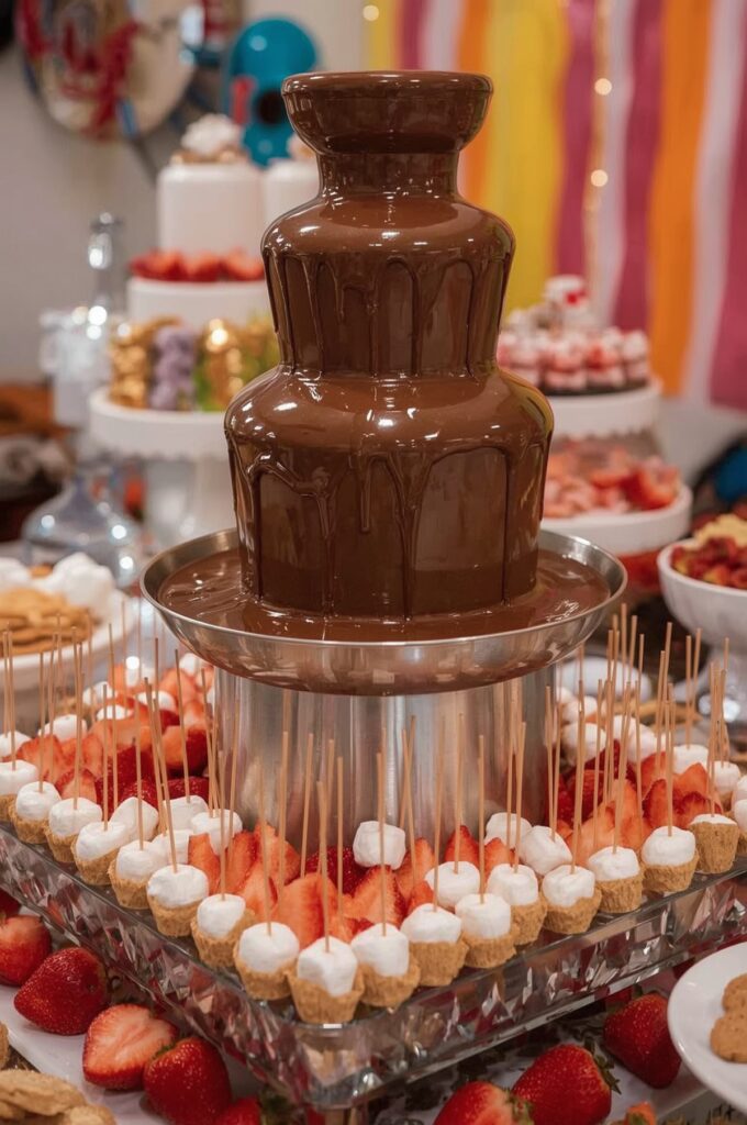 Chocolate Fondue Fountain Party