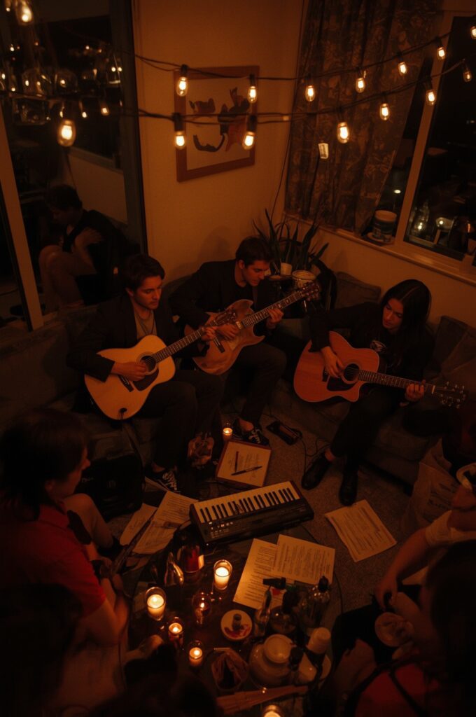 Acoustic Music Jam Night with Friends