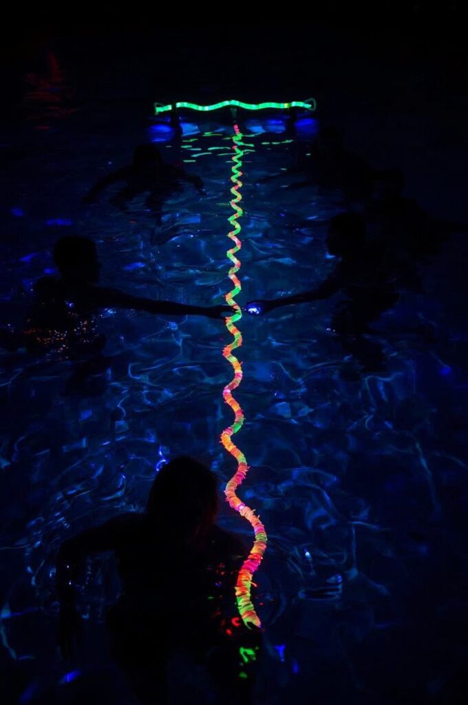 Glow-in-the-Dark Pool Noodle Games