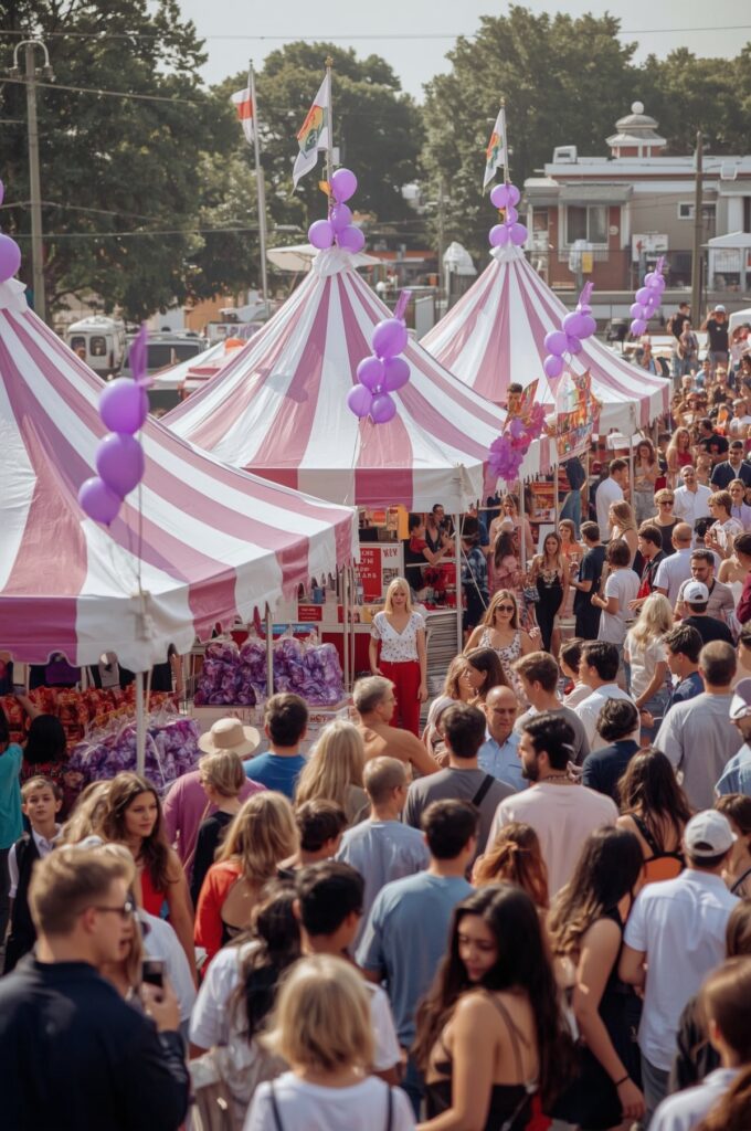 Purple Carnival Celebration