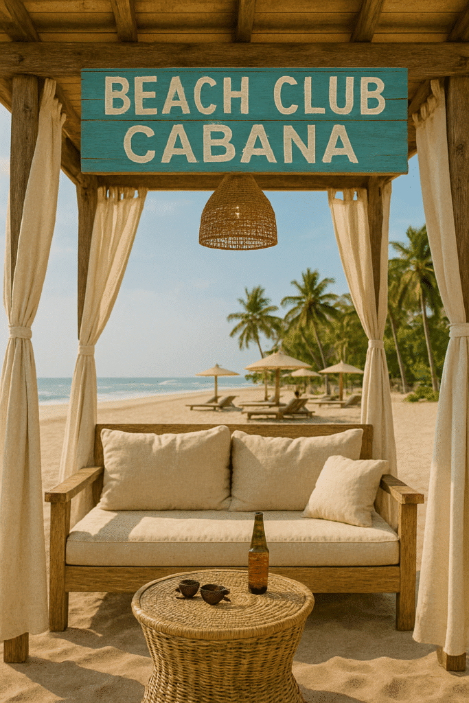 Beach Club Cabana Theme