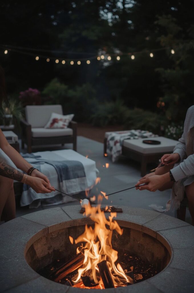 Poolside S’mores & Fire Pit Evening