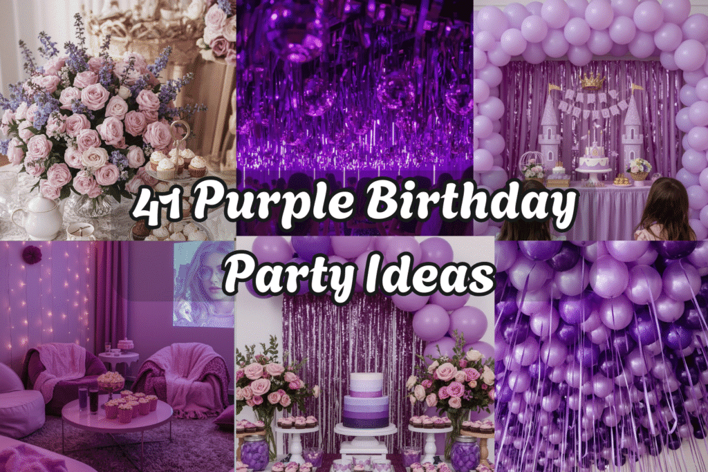 Purple Birthday Party Ideas