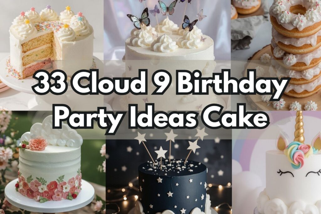 Cloud 9 Birthday Party Ideas Cake